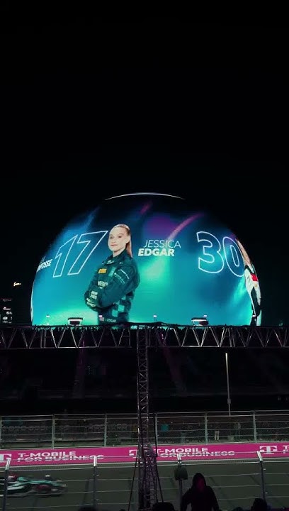 How cool was it to see F1 Academy represented on the Sphere last year?! 🤩 | F1 Academy