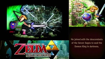 The Legend of Zelda A Link Between Worlds Intro