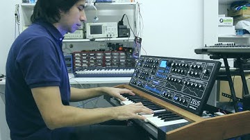 Watcher of the skies intro (cover with analog synthesizer)