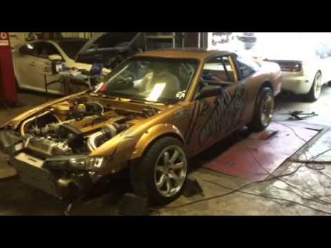 700whp RB25 powered S13 drift car on dyno   tuned by Z Fever