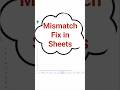 IF TRIM Formula in Google Sheets | Fix Match Mismatch Problem #shorts