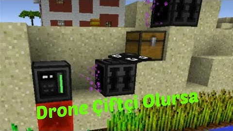 Drone Çiftçi Olursa #tiktok #minecraft #opencomputers #farmer #bipsesi