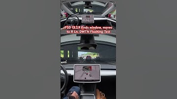 FSD 13.2.9 finds window, moves to R Ln. DWTN Flushing Test #teslafsd #fsdbeta #fsd