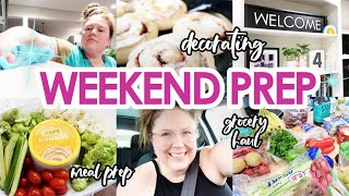 🌈 CLEAN AND DECORATE WITH ME! ✨ PRODUCTIVE WEEKEND PREP ☀ GROCERY HAUL + WHAT'S FOR DINNER Net Worth