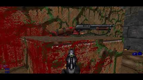 Freedoom v0.12.0 - C2M1 "Surreality" aka "Ruins" - hidden rocket launcher & other areas (Android)