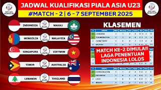 Jadwal Kualifikasi Piala Asia U23  Indonesia Vs Makau   Kualifikasi Piala Asia U23 2026