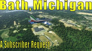 Bath, Michigan In Microsoft Flight Sim 2021 screenshot 1