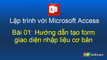 Bài 01: Lập trình với Microsoft Access và VBA Access  - NT Software