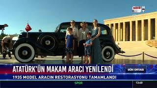 Atatürkün Makam Aracı Yenilendi