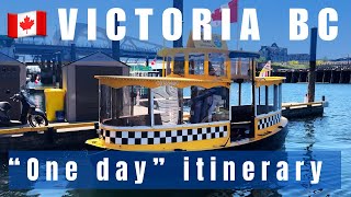 Victoria Canada cruise ship port itinerary | best one day itinerary