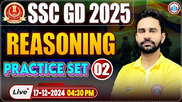 SSC GD 2025 | SSC GD Reasoning Practice Set 02 | Reasoning for SSC GD by Rahul Sir
