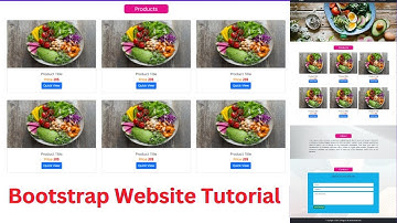 🔴Bootstrap Website Design Tutorial | Step-by-Step Tutorial in Hindi Urdu