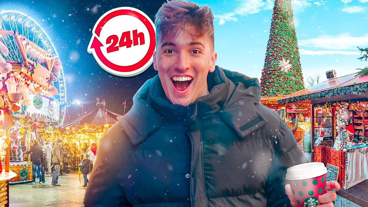 EATING ONLY CHRISTMAS MARKET FOOD FOR 24 HOURS!