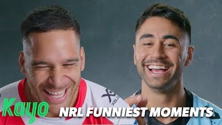 Footy Stars React To The Funniest NRL Moments Of The Past Decade | Kayo Sports