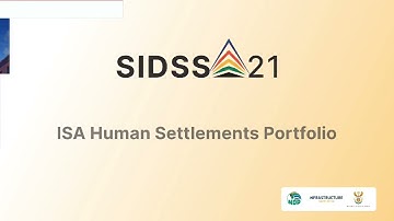 Infrastructure South Africa Human Settlements Portfolio.