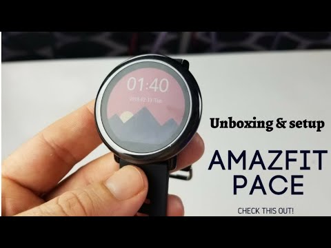 amazfit pace unboxing