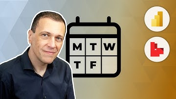 Using weekly calendars in Power BI