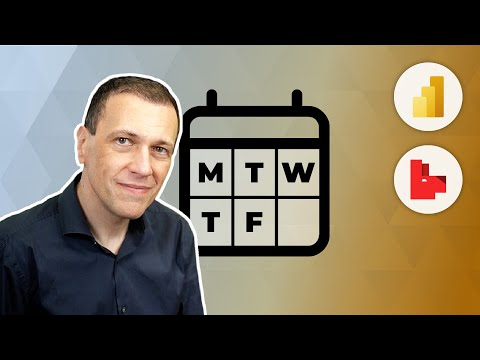 Using weekly calendars in Power BI