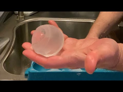 Houdini Silicone Collins Ice Tray with Easy to Remove Ice Spheres