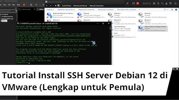 Tutorial Install SSH Server Debian 12 di VMware (Lengkap untuk Pemula)