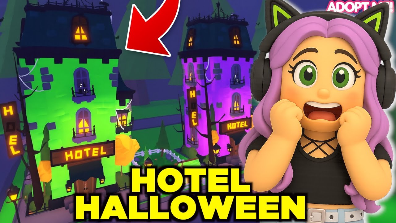 Apre l’ALBERGO di HALLOWEEN su Adopt Me Roblox 🎃