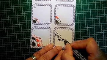 Daily Tangle - Field of Flowers F.O.F.