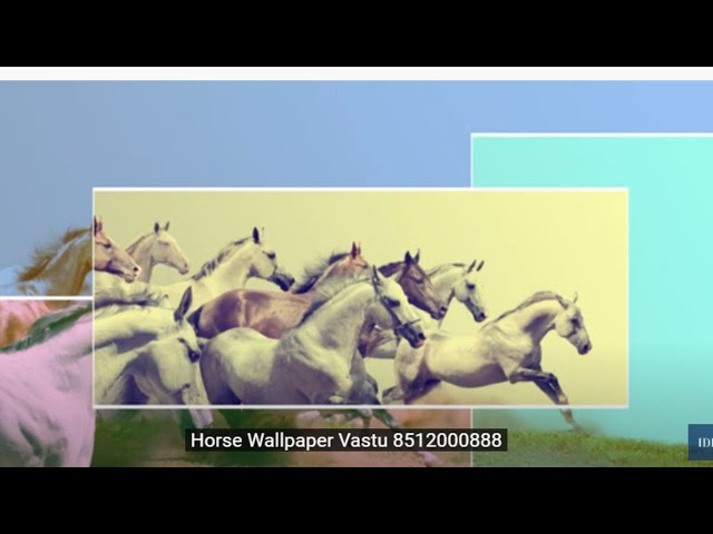 7 Lucky Running Horses wallpaper