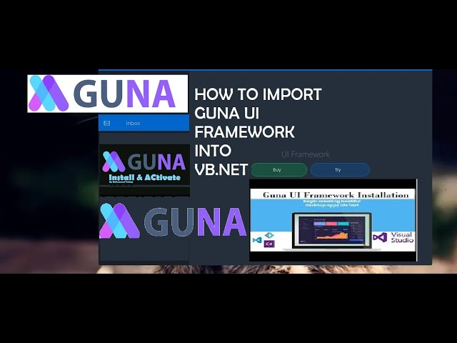 How to Import GUNA UI FORMS into VB.Net class=