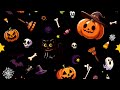 1 hour cute halloween pattern background   halloween party backdropwallpaper no sound