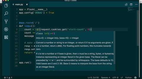 Cookies in Flask