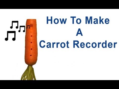 How to Make a Carrot Recorder Ocarina