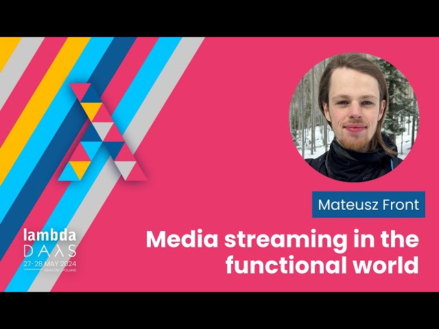 Media streaming in the functional world