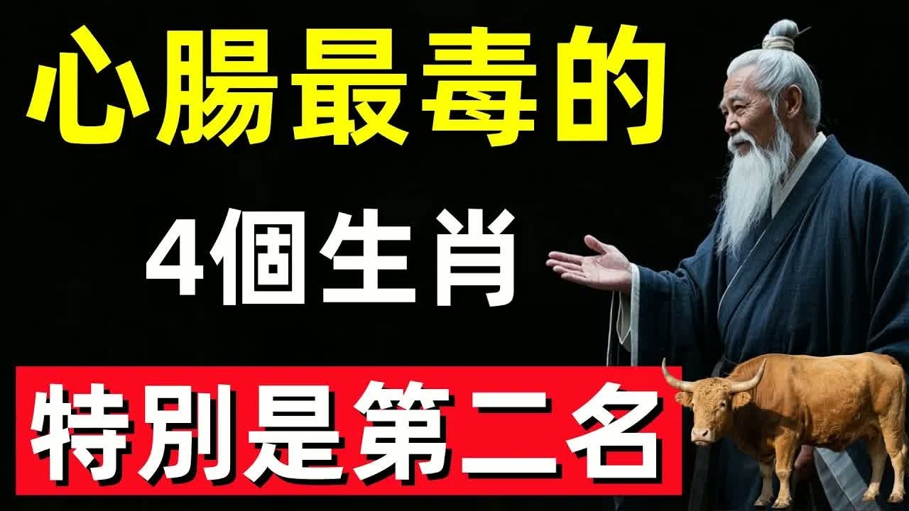 千萬要注意！心腸最毒的4個生肖，特別是第二名，內心凶殘心眼太壞！#修行思維 #修行 #福報 #禪 #道德經 #覺醒 #開悟 #禅修