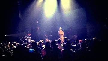 Lee Scratch Perry talking about cigarettes in NYC May 17, 2012 at The Gramercy Theater