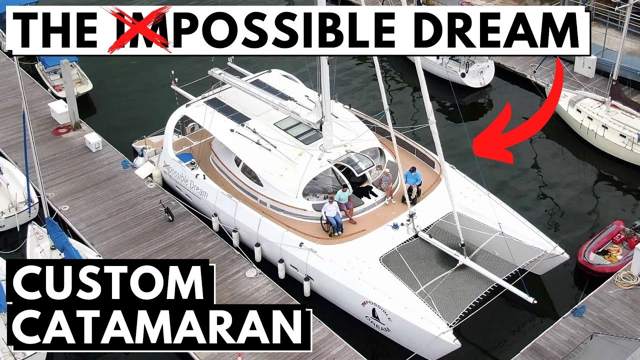 58′ Purpose-Built Custom Carbon Revolutionary Racing Wheelchair & Universally Accessible Catamaran