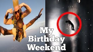 MY BIRTHDAY WEEKEND | KANYE WEST DONDA LISTENING PARTY + MY FIRST TIME SKY DIVING | VLOG #23 |