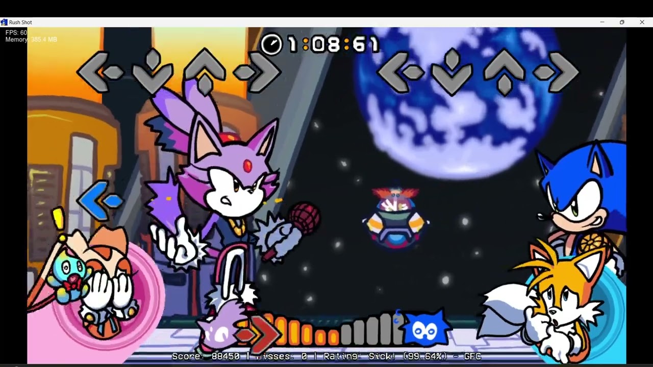 FNF RUSHSHOT (Blaze The Cat Vs Sonic The Hedgehog OneShot): Rushshot (Blaze Mix)