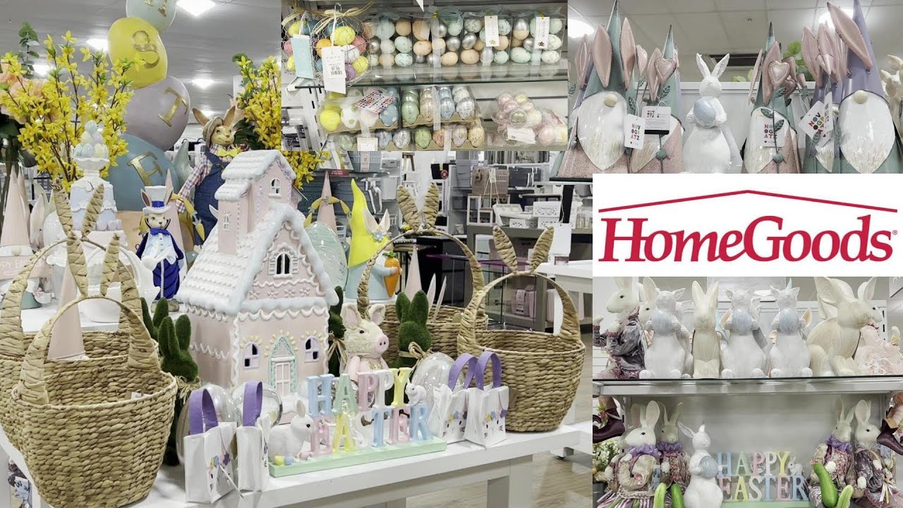 Shop With Me 2023 Easter Decor 2023*HomeGoods HomeGoods Easter