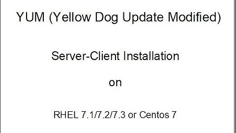 How to configure Yum server and client in Hindi?
