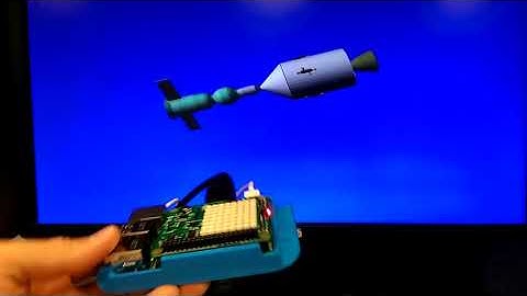 Raspberry Pi 3 SenseHAT Apollo Soyuz 3D