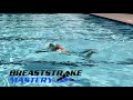Breaststroke swimming mastery demo by shinji takeuchi