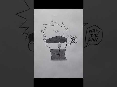 Drawing Cute Gojo Shorts Anime Trending Viralvideo Gojo 