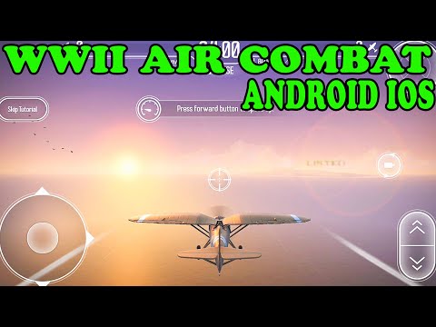 Jogo de Avião Caça Para Celular Warplanes: WW2 Dogfight Android Gameplay  Online Multiplayer 