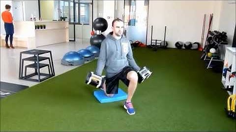 Exercise Index: Half Kneeling Biceps Curl
