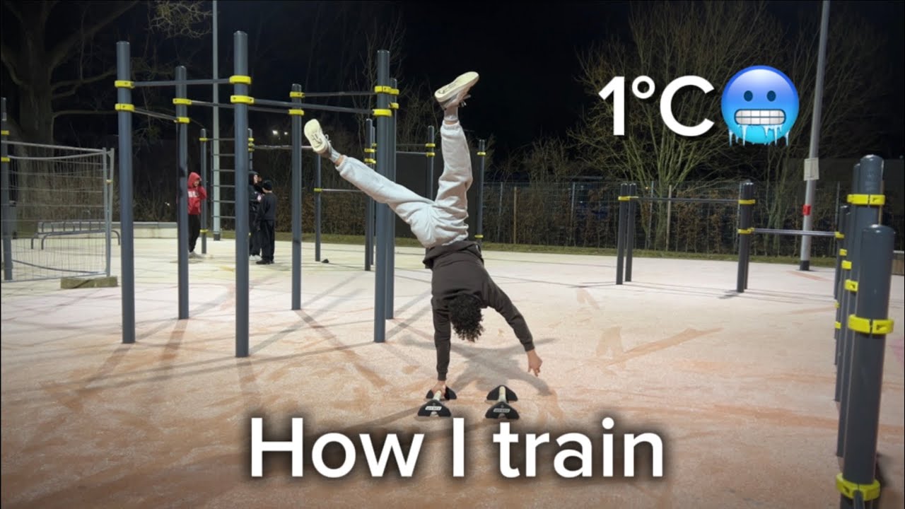 Einblick in mein Training | Calisthenics bei 1°C 🥶