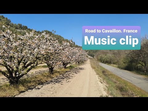 Clip.Traveling to Cavaillon.Province.France
