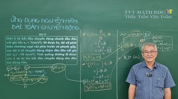 Nơi Gặp Gỡ Của Đạo Hàm, Nguyên Hàm và Tích Phân – Toán Thực Tế 12 - Thầy Trần Văn Toàn - Video 4K