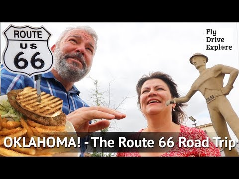 Route 66 Part 6 - OKLAHOMA! Tulsa To Elk City