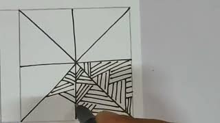 Easy beginners doodle || Tutorial #25 || Zentangle Pattern || Doodle Art || @ARTSONIC