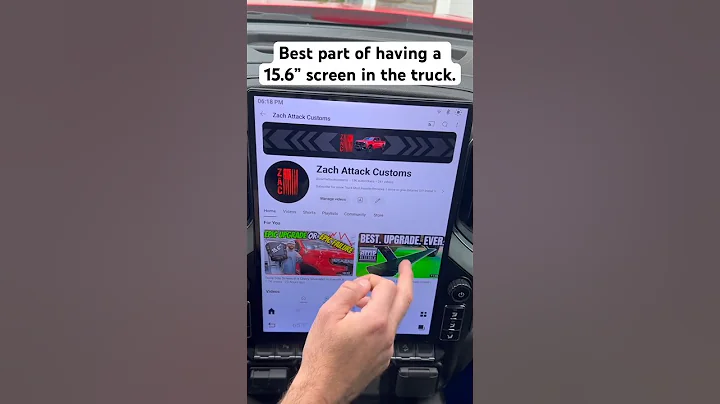 Chevy Silverado BIG Screen Upgrade - Tesla Style!